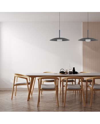 LIDIA * COLGANTE 1L LED 12W  - GRIS